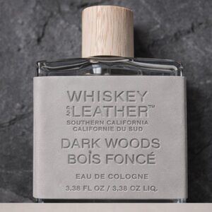 Whiskey and Leather Dark Woods Eau de Cologne - Gray
